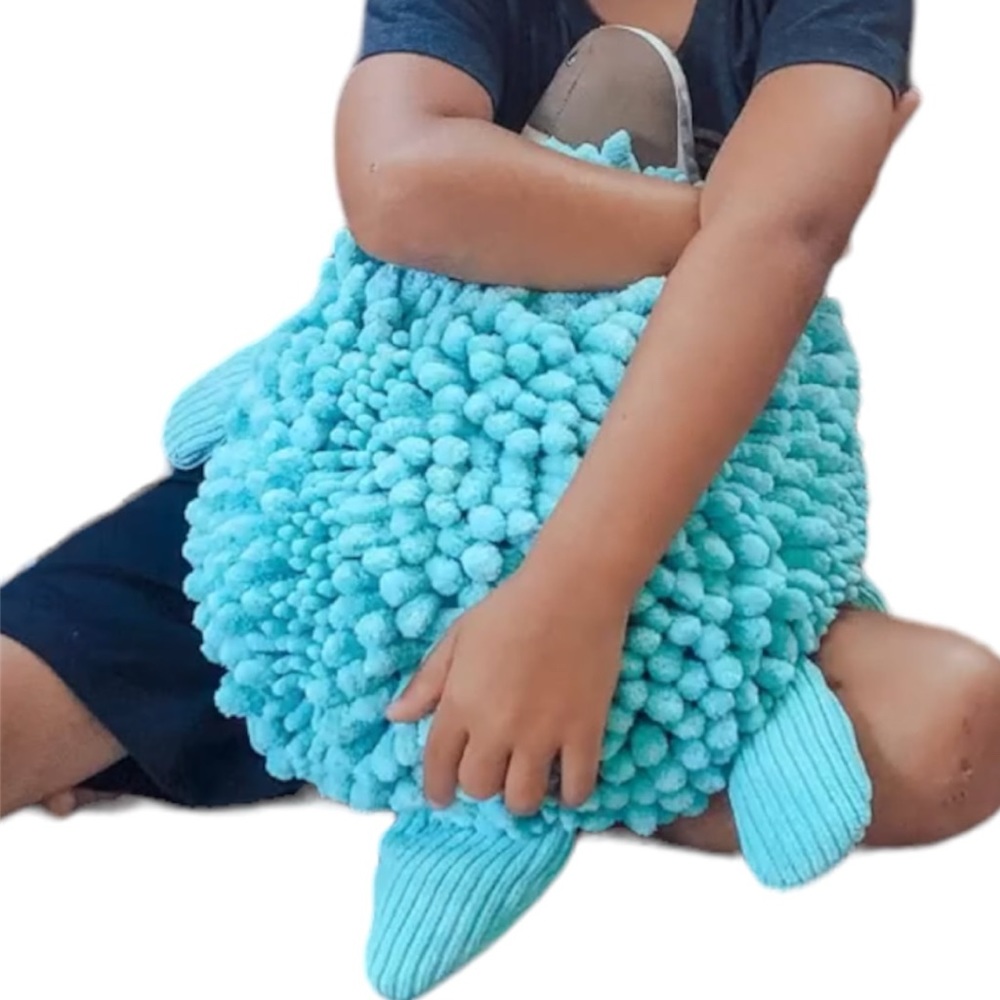 SALE!! Turtle Pet to dry chenille toy or bathroom antibacterial hand towel